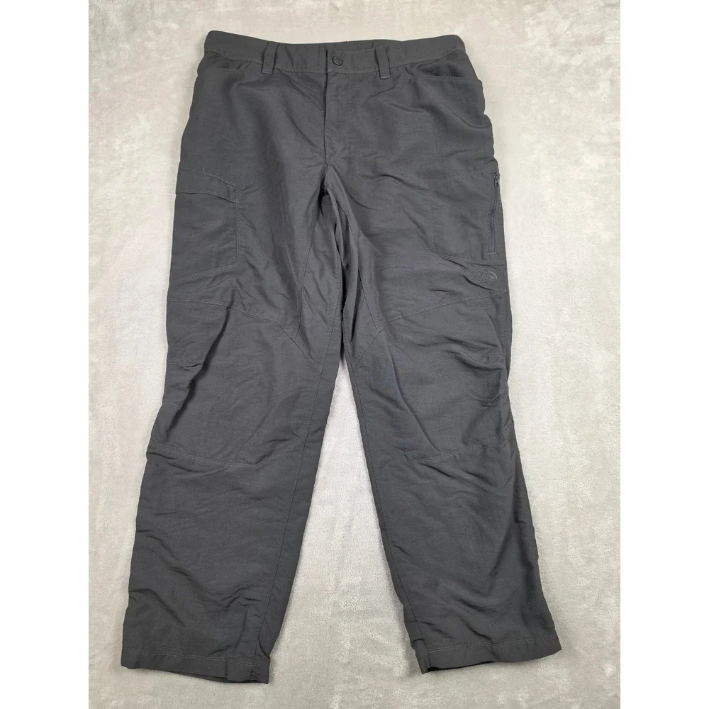 The North Face Cargo Pants Mens 34x30 Gray Nylon Hiking Outdoor Gorpcore